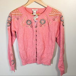 NWT Sundance Beaded Cardigan S